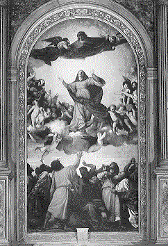 Titian's Assunta or Assumption of the Virgin (Venice, Santa Maria Gloriosa dei Frari, Courtesy of Art Resource)
