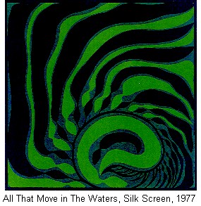All That Move In The Waters, Silk Screen, 1977