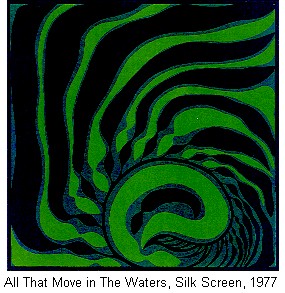 All That Move In The Waters, Silk Screen, 1977