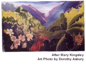 After Mary Kingsley; photograph of Batik by Dorothy Asbury