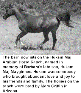 The barn now sits on the Hukam Maj Arabian Horse Ranch...