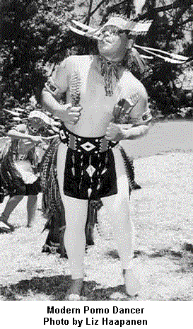 Modern Pomo dancer   Photo by Liz Haapanen